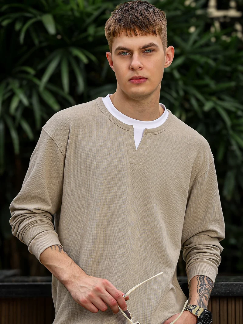 Maniac Maniac Mens Printed Round Neck Half Sleeve Black Cotton Tshirt